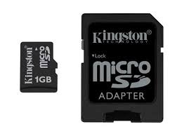 Compared to the 256gb size, the relative price per gb is higher for 512gb micro sd cards, and these are not common as 128gb or 256gb size cards. Kingston 1gb Microsd Flash Card W Adapter Model Sdc 1gb Newegg Com