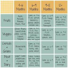 Baby Food Chart Baby Food Recipes Baby Food Schedule