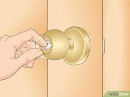 If you have double doors, you should bind the handles. 5 Ways To Lock A Door Wikihow