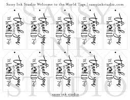 Mustache thank you tags baby shower by bumpandbeyonddesigns on zibbet #180746. Baby Shower Printable Gift Tag Or Sticker Printable Thank Etsy