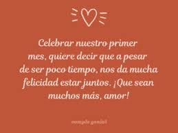 Received information is protected by the privacy policy. Carta De Un Mes De Novios Cumple Genial