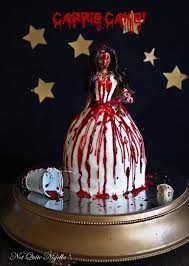 Carrie A Halloween Dolly Varden Cake From The Dark Side Video Recipe Spooky Halloween Desserts Halloween Birthday Cakes Scary Cakes