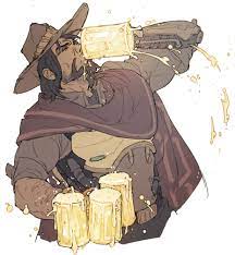 Http Umbrellaville Weebly Com Uploads 2 5 4 6 25468736 Overwatch Mccree Thirsty Png Overwatch Comic Overwatch Mccree Overwatch