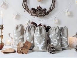 Advent Calendar Kit Advent Calendars With Activity Cards Etsy Advent Calendar Kit Rustic Advent Advent Bags
