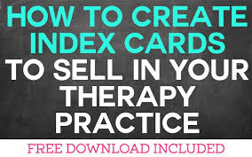 Check spelling or type a new query. How To Create Art Index Cards For Your Therapy Business
