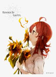 I know some from the few animes i've watched. Anime Girl With Red By Lgeluceil On Ginger Hair Anime Girl Transparent Png 766x1042 Free Download On Nicepng