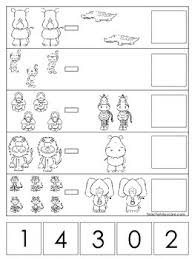15 zoo themed math worksheets preschool pre k and kindergarten math