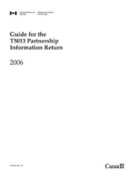 Applicants are required to print both the pages on a single sheet of paper back to back. Guide For The T5013 Partnership Information Return Partnership Pdf4pro