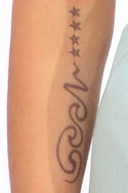 Heidi klum, who has referred to the tattoo on her right inner arm as a commemoration of her vow renewal with ex seal, is now in the process of getting it removed. Heidi Klum S Tattoos Meanings Steal Her Style