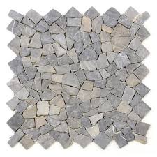Da das fliesen verlegen eine ziemlich arbeitsintensive tätigkeit ist fliesen verlegen kosten. Divero 4 Fliesenmatten Mosaik Aus Marmor Anthrazit A 50 X 50 Cm