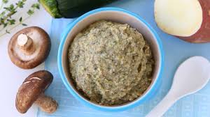 Mushroom Zucchini Sweet Potato Baby Food Recipe 6m Youtube
