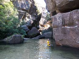 This canyon and dead tree canyon flow into bungleboori south branch from the north in its middle reaches. Wollangambe Canyon Lower Tourist Section Ozultimate Com Canyoning