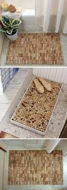 185 Upcycling Ideas That Will Turn Your Trash Into Treasures Wine Bottle Diy Crafts Cork Bath Mats Home Diy