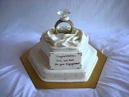 Engagement Ring Cake And Ethan Youtube Ring Cake Engagement Cakes Crystal Cake Topper