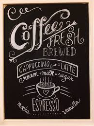 Blackboard Art For Vintage Bakery Coffee Chalkboard Blackboard Art Lettering