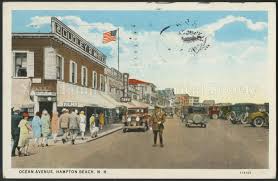 Хамптон бич (њу хемпшир) (sr); New Hampshire Historical Society Ocean Avenue Hampton Beach N H 1932 August 22 Ocean Avenue Hampton Beach N H 1932 August 22