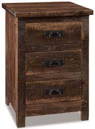 Rustic nightstand 2 drawer nightstand dresser black furniture solid wood furniture teen boy bedding teen bedroom metal drawers. Elsmere 3 Drawer Rustic Nightstand Countryside Amish Furniture