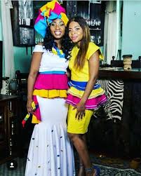 Beautiful Pedi Bride Dresses 2018 African Traditional Wedding Dress African Fashion Traditional Pedi Traditional Attire