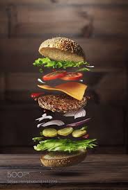 Burger Preparation Ingredients By Artjazz Food Menu Perfect Hamburger Food Menu Design