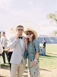 A Wine Country Wedding Like You Ve Never Seen Wedding Attire Guest Wine Country Wedding Outdoor Wedding Attire