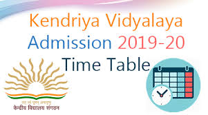 The kendriya vidyalaya sangathan will launch the first merit list for class 1 admissions today, that is, on tuesday, march 26, 2019, on its. Kendriya Vidyalaya Online Admission 2019 20 Time Table