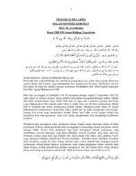 Pangkat dan jabatan yang seringkali menyebabkan pemiliknya merasa hebat, pada saatnya pasti akan lepas dan sirna dari dirinya. Memaknai Idul Adha Dalam Konteks Kekinian Institutional Repository