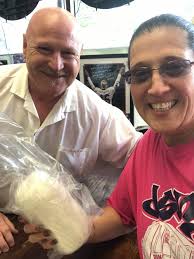 Early birthday gifts from the Mozzarella king 👑 Mike Fiorito Sr. ❤️ Bella  Famiglia Meats That mozzarella though 😍 Best present ever❗️😬 Thank you  brother... You are a true gentleman❤️