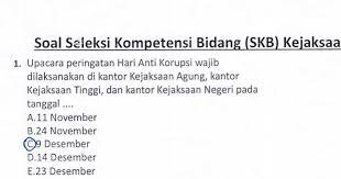 Referensi contoh soal skb cpns 2021 masih sangat dibutuhkan. Bocoran Soal Skb Formasi Kejaksaan Cpns 2019 2020