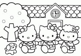 Gambar Mewarnai Untuk Anak Anak Buku Mewarnai Hello Kitty Kartun