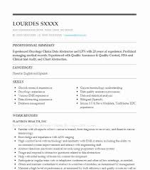 Remote Oncology Data Abstractor Resume Example Flatiron