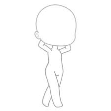 240 Gacha Life Base Ideas In 2021 Drawing Base Drawing Poses Chibi Drawings Female base body, cartoon / anime style. 240 gacha life base ideas in 2021