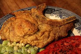 Cooking a great pan fried pork chop doesn't differ much to cooking regular steak on the stovetop. Deep South Dish Pan Fried Pork Chops