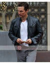 Matthew Mcconaughey Leather Jacket Rust Cohle Biker Jacket Leather Jacket Matthew Mcconaughey Leather Jacket Men