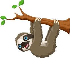 Cartoon Cute Sloth Hanging On The Tree Sloth Drawing Sloth Cartoon Sloth Tattoo