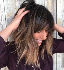 Ig Hairbynoora Http Www Qunel Com Fashion Street Style Beauty Makeup Hair Men Balayage With Fringe Blonde Highlights On Dark Hair Short Bangs And Balayage