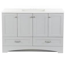 Lancaster 49 In W X 19 In D Bath Vanity In Pearl Gray With Cultured Marble Vanity Top In W Marble Vanity Tops Cultured Marble Vanity Top Bathroom Vanity Tops