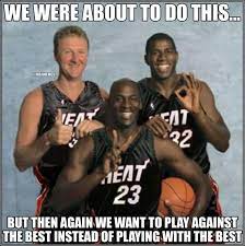 Nba Memes On Twitter Larry Bird Magic Johnson Michael Jordan The Old Nba Heat Http T Co 9fpvy7175d