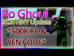 When other players try to make money during the game, these codes make it easy for you and you can reach what you need earlier with. Ro Ghoul 2020 Hny Update 500k Rc 500k Yen Code 2020 Vision Mask Youtube