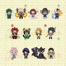 My Hero Academia Mha Classe 1 A Hero Costume Perlers Deku Etsy Hero Costumes My Hero My Hero Academia