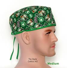 Celtics Scrub Caps