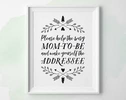 Whether you hosted the shower or not, the mother does the thank you cards. Printable Baby Shower Thank You Card Envelope Addressing Sign Etsy
