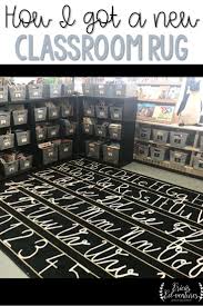 Black And White Classroom Decor How I Got A New Classroom Rug Black And White Classroom Rug Classroomsetup Classroom Backtoschool Teacher Classroom Rug New Classroom Classroom Makeover