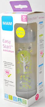 Formato biberon da 320 ml. Biberon Mam Easy Start Anti Colique Gris 320 Ml Mam 6005361 Securemail Fr