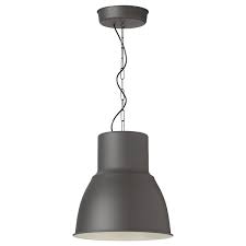 Hektar مصباح معل ق رمادي غامق 38 سم Ikea