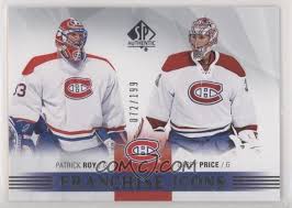 Find the latest in patrick roy collectible merchandise at www.sportsmemorabilia.com. 2015 16 Sp Authentic Base 162 Franchise Icons Patrick Roy Carey Price 199