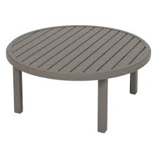 The amici square coffee table is a striking example of dynamic, articulated minimalism. Tropitone Amici 42 Round Coffee Table 691842 18