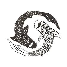 Black And White Koi Fish Tattoo Meaning Ying And Yang Fishes Tumblr Yin Yang Tattoos Koi Tattoo Yin Yang Koi