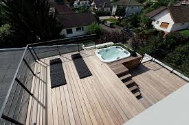 Comment faire une terrasse en béton avec une dalle pleine. Toit Terrasse Bois Amenager Son Toit En Terrasse A Vivre Cote Maison