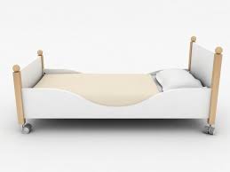 Medical bed on wheels in the hospital corridor. Children S Bed With Wheels Idfdesign