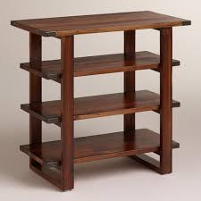 Sadler Shelf Table World Market Moveis De Madeira Mesa De Prateleira Moveis Para Sala De Estar